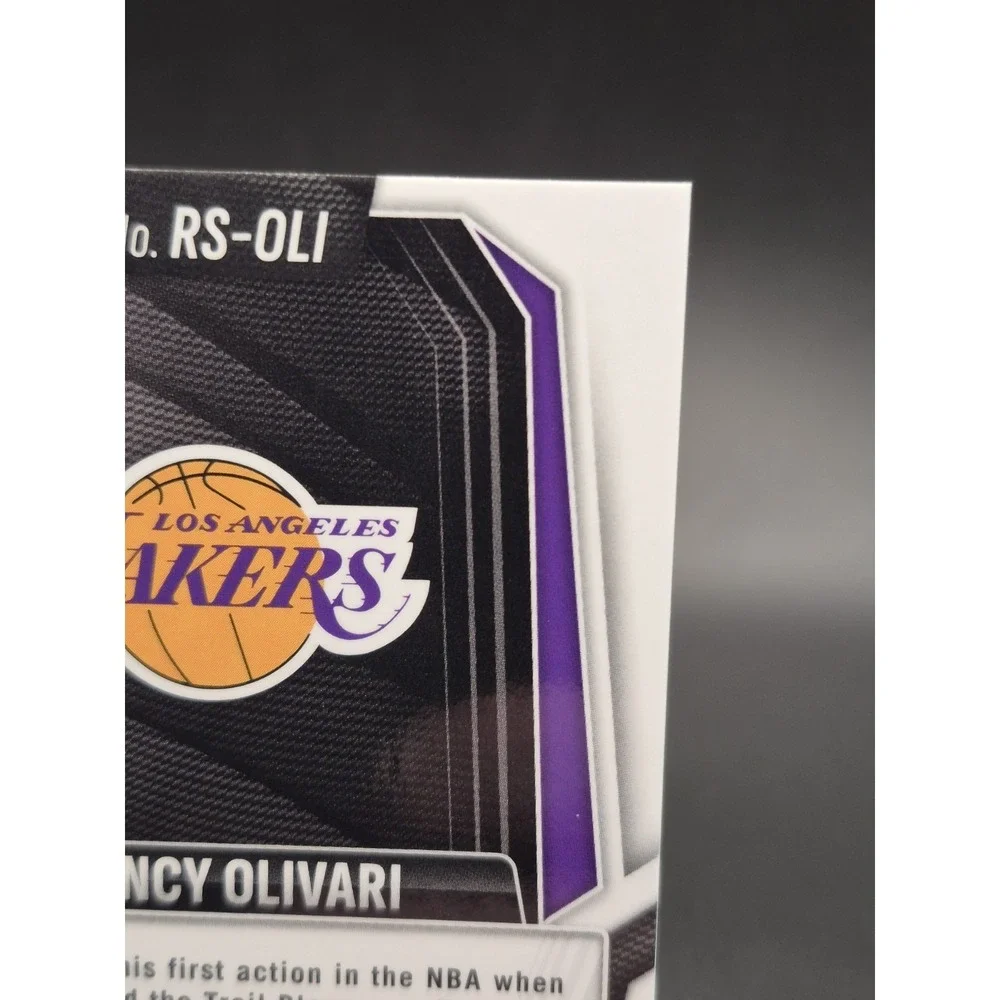 2024-25 Panini Prizm Quincy Olivari #RS-OLI Rookie Signatures (RC) LA Lakers